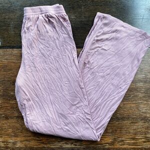 ARITZIA Ribbed Lounge Pants Pink/Purple